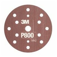 3M™ Hookit™ fleksibel slibeskive, 150 mm, 15-hullet, brun, P800, PN34420