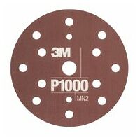 3M™ Hookit™ fleksible slibeskiver, brune, 150 mm, P1000, 125 stk. / kasse