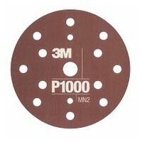 3M™ Hookit™ Rugalmas csiszolókorongok, barna, 150 mm, P1000, 125 db / doboz