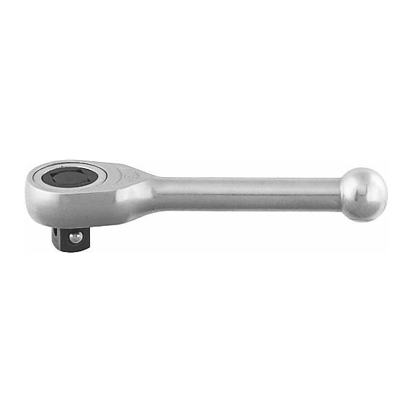Push-through ratchet, 3/8 inch with short handle