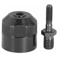 Spare nozzle with threaded spigot
