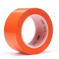 3M™ Vinyl Tape 471F, Orange, 51 mm x 33 m, 0.14 mm