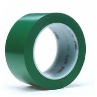 3M™ Vinyl Tape 471F, Green, 50 mm x 33 m, 0.14 mm, 24 rolls per case