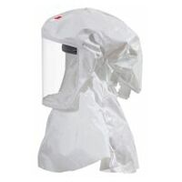 3M™ S433 gorro ligero desechable (blanco) en talla L con cubierta para el cuello/hombro Material: Web 24