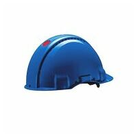 3M™ Hard Hat, Uvicator, Ratchet, Dielectric 1000v, Leather Sweatband, Blue, G3001MUV1000V-BB