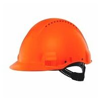 3M™ G3000 Safety Helmet, Uvicator, Pinlock, Ventilated, Orange, G3000CUV-OR