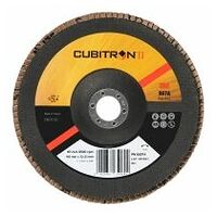 3M™ Cubitron™ II Fächerscheibe 967A, 180 mm x 22 mm, 80+, flach