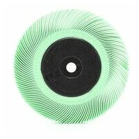 Scotch-Brite™ Náhradní Disc Pad opěrný talíř s radiálními štětinami BB-ZB Bristle brush, 6″ x 7/16″ x 1″, 1, s adaptérem
