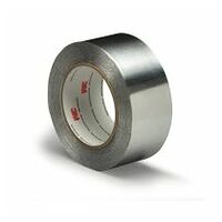3M™ Aluminum Foil Tape 425, Silver, 400 mm x 55 m, 0.117 mm