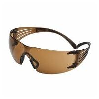3M™ SecureFit™ 400 Gafas de seguridad, montura negro/marrón, recubrimiento antiempañante/antirrayaduras Scotchgard™ (K y N), lente marrón, SF405SGAF-BLA-EU, 20/caja