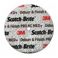 Scotch-Brite™ Odjehlovací a dokončovacíDisc Pad opěrný talíř PROLisovaný  kompaktní kotouč DP-UW, 50 mm x 6,35 mm x 6,35 mm, MED