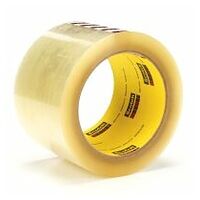 3M™ Scotch® High Performance Box Sealing Tape 375E, Transparent, 75 mm x 66 m