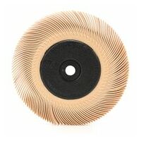 Scotch-Brite™ Náhradní Disc Pad opěrný talíř s radiálními štětinami BB-ZB Bristle brush, 6″ x 7/16″ x 1″, 6, s adaptérem