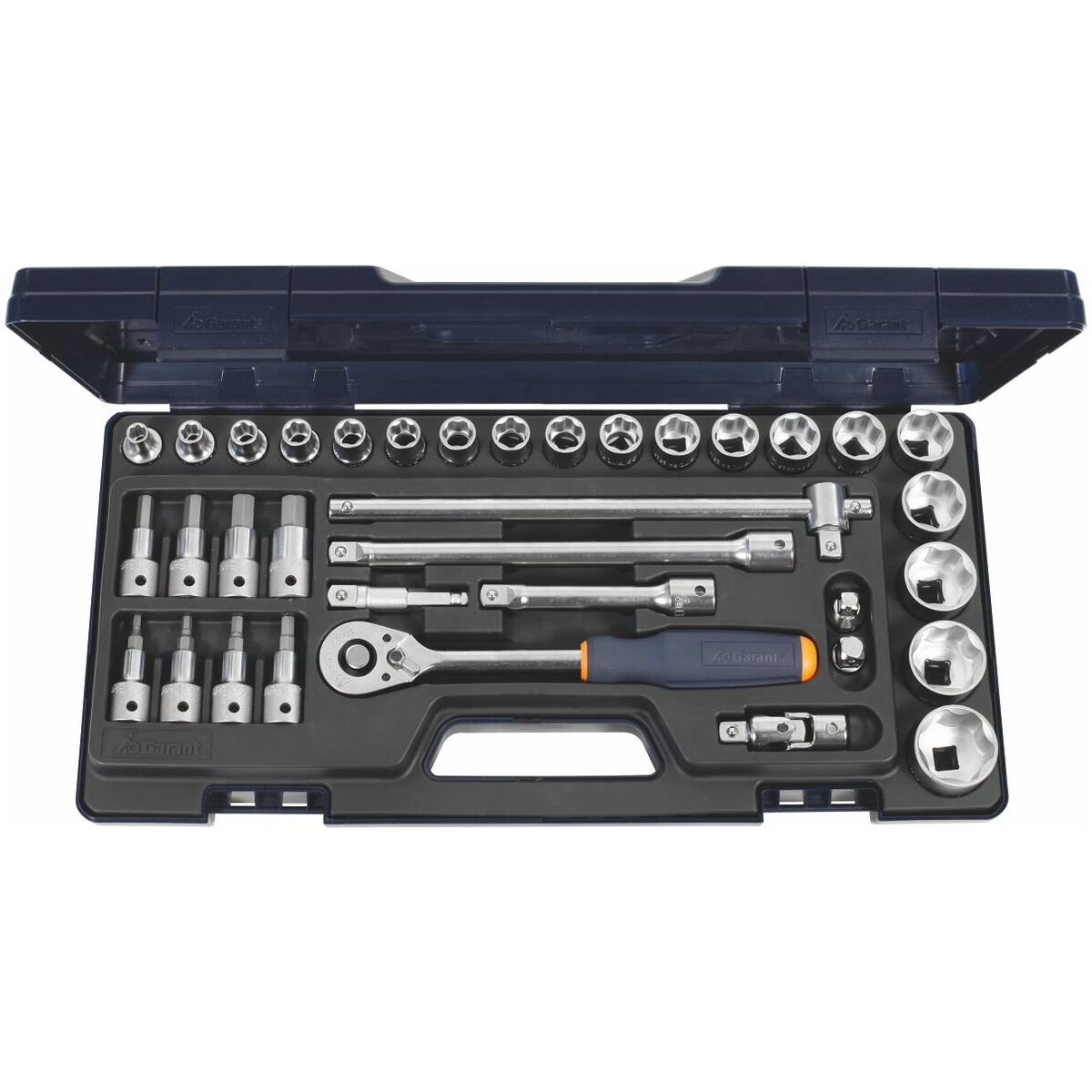 Socket set 1/2″ square drive 35 pieces GARANT