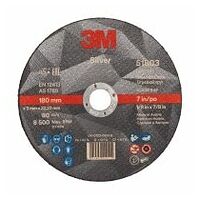 3M™ Silver Cut-Off Wheel, T41, 178 mm x 3 mm x 22.23 mm, PN51803