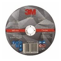 3M™ Silver Cut-Off Wheel, T41, 180 mm x 2 mm x 22.23 mm, PN51797