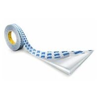 3M™ Dobbeltklæbende tape med papirflies som bagside 90775, hvid, 1200 mm x 50 m, 0,08 mm