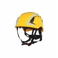 3M™ SecureFit™ Safety Helmet, X5002V-CE, Yellow, Vented, Reflective, CE, 4 EA/Case