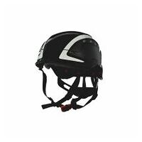 3M™ SecureFit™ Safety Helmet, X5012V-CE, Black, Vented, Reflective, CE, 4 EA/Case