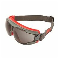 3M™ Goggle Gear™ 500 Gafas de seguridad, recubrimiento antiempañante/antirrayaduras Scotchgard™ (K y N), lente gris, GG502SGAF-EU, 10/caja