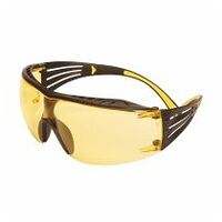 3M™ SecureFit™ 400X Safety Glasses, Yellow/Black frame, Scotchgard™ Anti-Fog (K&N), Amber Lens, SF403XSGAF-YEL-EU