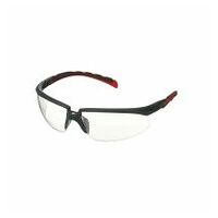 3M™ Solus™ 2000 sikkerhedsbriller, grå/røde bøjler, Scotchgard™ antidug-belægning (K&N), klar linse, vinkeljusterbar, S2001SGAF-RED-EU