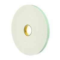 3M™ Double Coated Urethane Foam Tape 4008, Off-White, 12 mm x 33 m, 3,17 mm