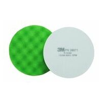 3M™ Finesse-it™ polírozóhab párna, zöld, 80 mm, bolyhosított, bolyhos