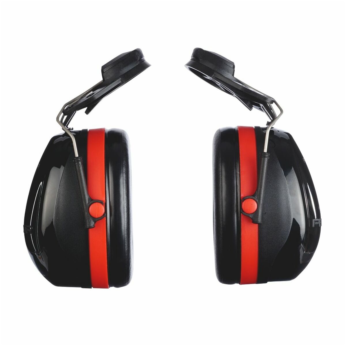 3M Casque antibruit PELTOR™ Optime™ III H540P3-413-SV avec attaches pour  casque - Noir/Rouge 