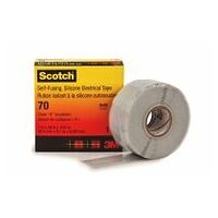 Scotch® 70 Silikon-Kautschuk-Band, selbstverschweißend, Hellgrau, 25 mm x 9 m, 0,3 mm