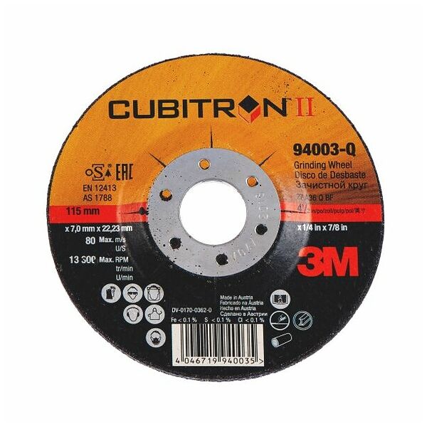 Disco abrasivo per sgrossatura CUBITRON™ II