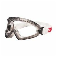 Lunettes-masque de sécurité 3M™ série 2890, étanches, antirayure / antibuée, optique en polycarbonate transparent, 2890S, 10/boîte
