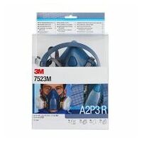 3M™ Kit semimaschera riutilizzabile, Filtro A2P3 R, taglia maschera Medium, 7523M
