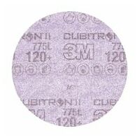 3M™ Cubitron™ II Hookit™ Disco de Film 775L, 127 mm, Sin Agujeros, 120+ (5 x 50 discos/caja)