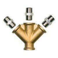 3M™ Set de racorduri cu 3 căi, filet femelă BSP 3/8″, 312-03-00P