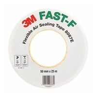 3M™ FAST-F Flexibele Afdichtingstape 8067E met gesplitst beschermpapier 25/25mm, Lichtbruin, 50 mm x 25 m, 0.25 mm