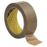 Scotch® Performance PVC Box Sealing Tape 6890, brown, 50 mm x 66 m