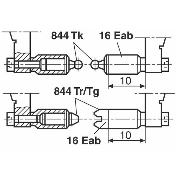 16 EAB ADAPTER FOR 844 TG/TR/ TK
