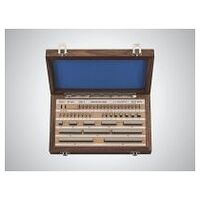 404/K Stål-parallel-endemålssæt, 46 stk.