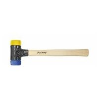 Schonhammer Safety weich/mittelhart mit Hickory-Holzstiel, Rund-Schlagkopf 40, 325 mm