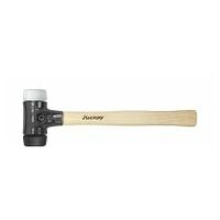 Soft faced hammer Safety medium soft/very hard with hickory handle, round striking head 80, 490 mm