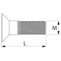 Clamping screw, Type: 1