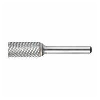 LUKAS-frees HFAS cilindervorm voor gehard staal 6x16 mm, schacht 6 mm / gekarteld ZF3