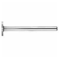Freză cilindrică miniaturală LUKAS HSS MF pentru oțel inoxidabil/oțel 10x1 mm tijă 3 mm / tăiat 5