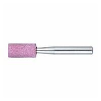 LUKAS ZY cylindrical mounted point for steel/cast steel 8x16 mm shank 3 mm aluminium oxide grain 60
