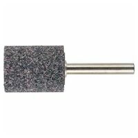 LUKAS Muela abrasiva ZY forma cilíndrica para acero/acero fundido 40x20 mm vástago 6 mm Grano 36