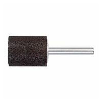 LUKAS Muela abrasiva ZY forma cilíndrica para aceros para herramientas 20x40 mm vástago 6 mm Grano 24 duro