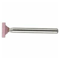 LUKAS D1 cylindrical mounted point for steel/cast steel 9x2 mm shank 3 mm aluminium oxide grain 100