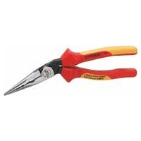 Snipe nose pliers, offset VDE insulated 220 mm