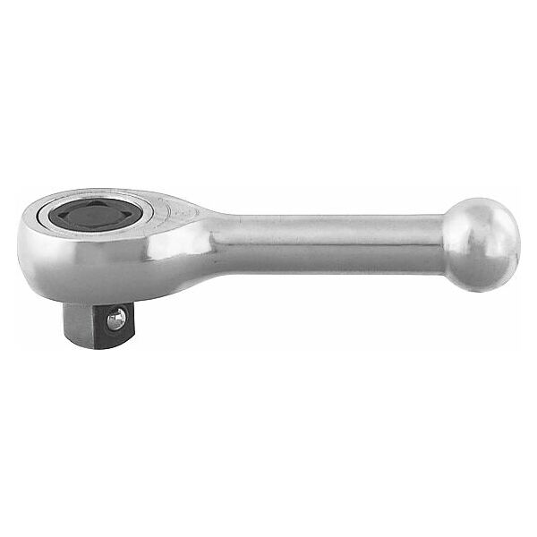 Push-through ratchet, 1/2 inch with short handle